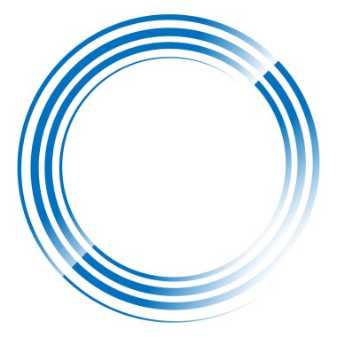 Spiral, girdap, döndürme simgesi, tasarım elemanı çizimi