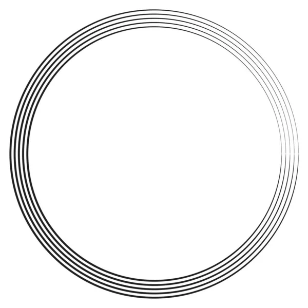 Радиальный Элемент Окружности Простой Векторный Рисунок — стоковый вектор