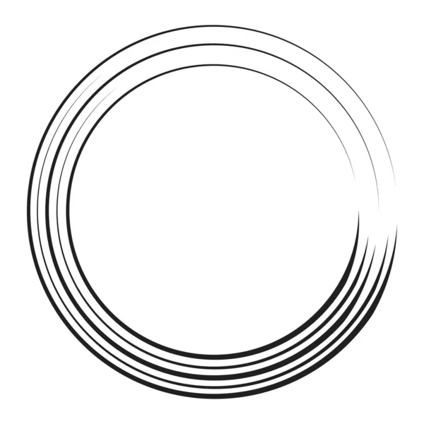 放射状の円の要素単純なベクトル図 — ストックベクタ