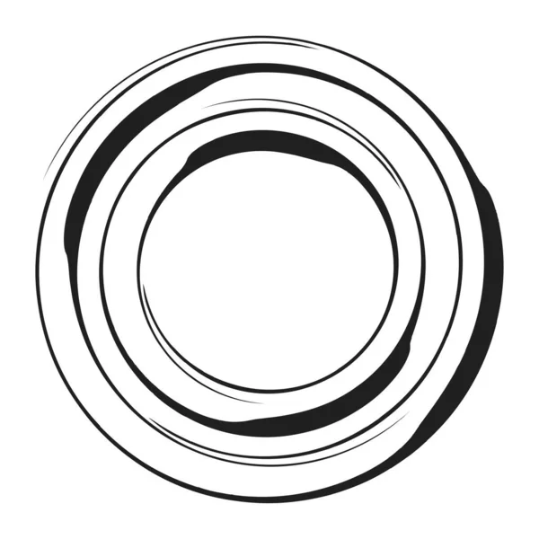 Radiaal Cirkelelement Eenvoudige Vectorillustratie Grafisch — Stockvector