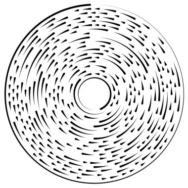 Bölümlü dairesel element, basit vektör illüstrasyon grafiği