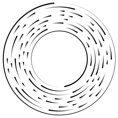 Bölümlü dairesel element, basit vektör illüstrasyon grafiği