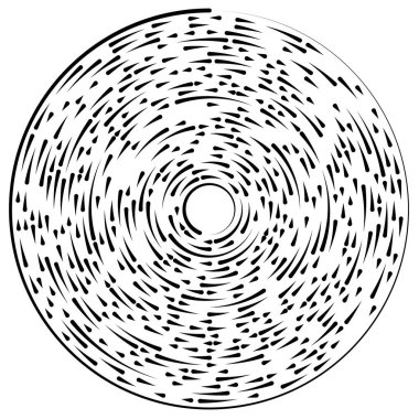 Bölümlü dairesel element, basit vektör illüstrasyon grafiği