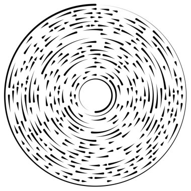 Bölümlü dairesel element, basit vektör illüstrasyon grafiği