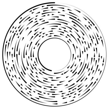 Bölümlü dairesel element, basit vektör illüstrasyon grafiği