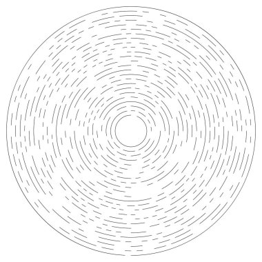 Bölümlü dairesel element, basit vektör illüstrasyon grafiği