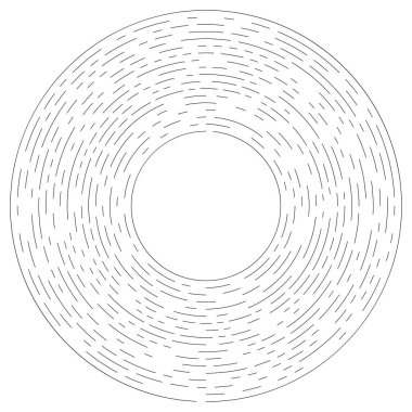 Bölümlü dairesel element, basit vektör illüstrasyon grafiği