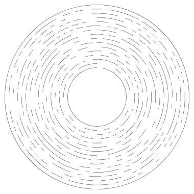 Bölümlü dairesel element, basit vektör illüstrasyon grafiği