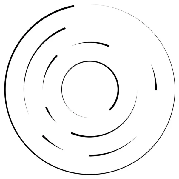 Elemento Circular Segmentado Gráfico Ilustración Vectorial Simple — Archivo Imágenes Vectoriales