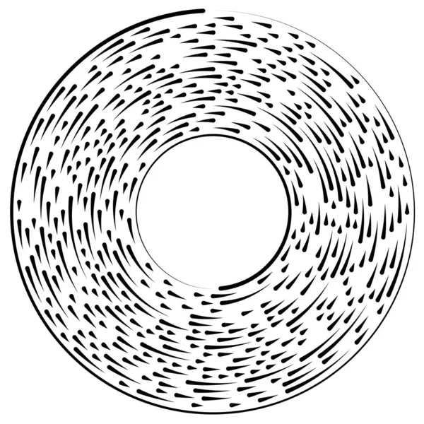 Elemento Circular Segmentado Ilustração Vetorial Simples Gráfico —  Vetores de Stock