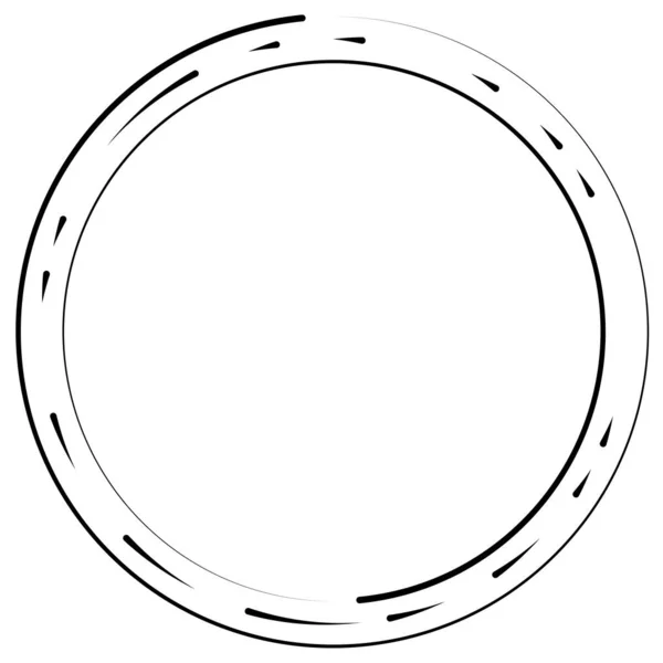 Elemento Circular Segmentado Gráfico Ilustración Vectorial Simple — Vector de stock