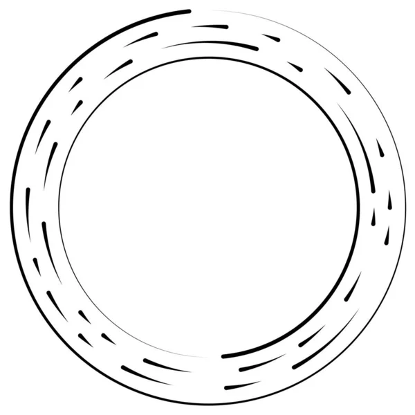 Elemento Circular Segmentado Ilustração Vetorial Simples Gráfico — Vetor de Stock