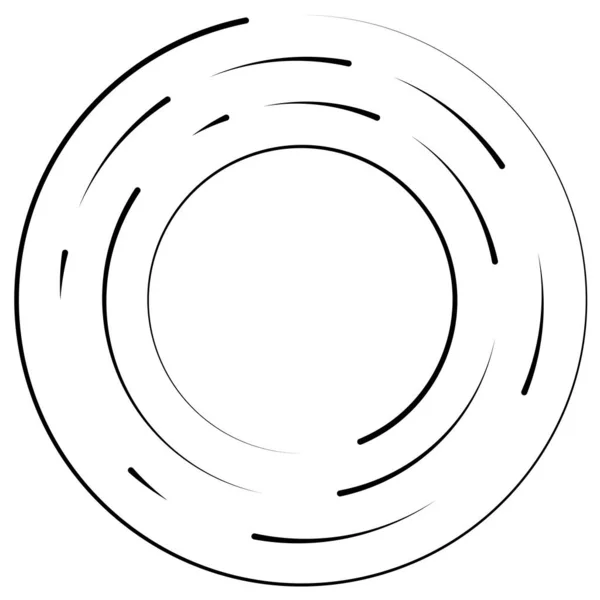 分段圆形元素 简单矢量图解 — 图库矢量图片