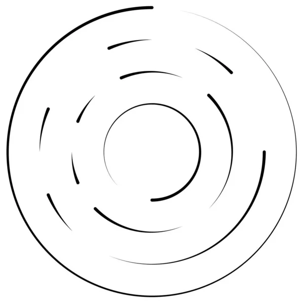 Elemento Circular Segmentado Gráfico Ilustración Vectorial Simple — Archivo Imágenes Vectoriales