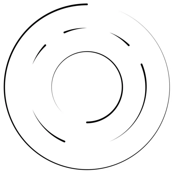 Elemento Circular Segmentado Gráfico Ilustración Vectorial Simple — Archivo Imágenes Vectoriales