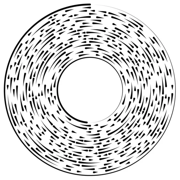 Bölümlü dairesel element, basit vektör illüstrasyon grafiği