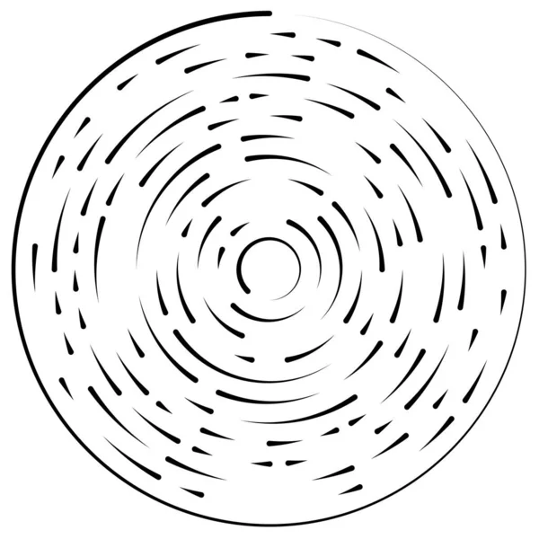 Elemento Circular Segmentado Ilustração Vetorial Simples Gráfico — Vetor de Stock