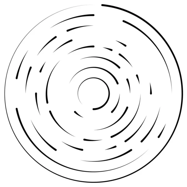 Elemento Circular Segmentado Ilustração Vetorial Simples Gráfico —  Vetores de Stock