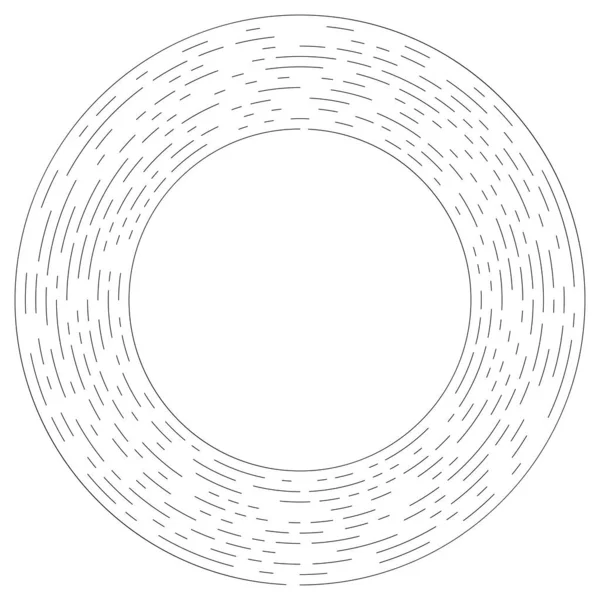 Segmentiertes Kreisförmiges Element Einfache Vektorgrafik — Stockvektor