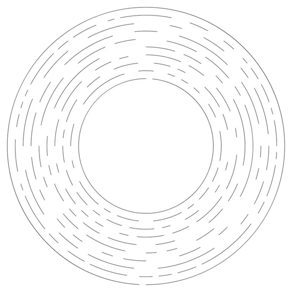 分段圆形元素 简单矢量图解 — 图库矢量图片