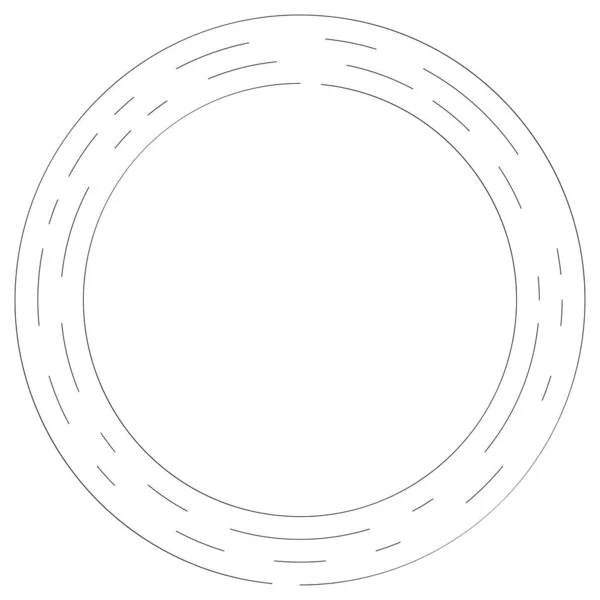 Сегментований Круглий Елемент Проста Векторна Ілюстрація Графіка — стоковий вектор