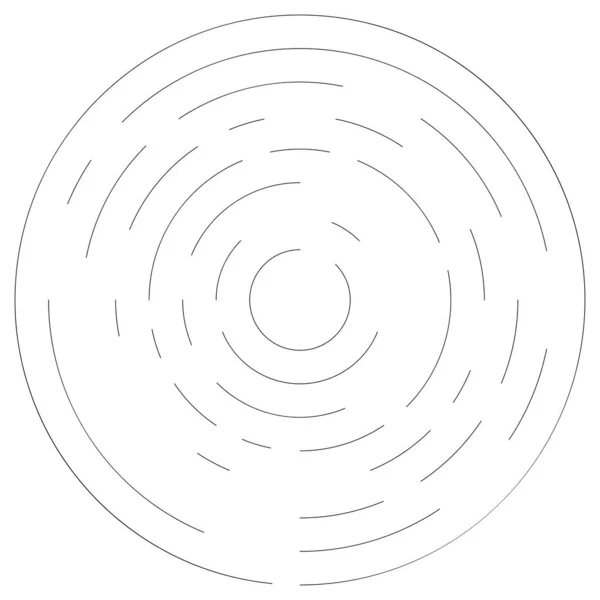 Elemento Circular Segmentado Gráfico Ilustración Vectorial Simple — Archivo Imágenes Vectoriales