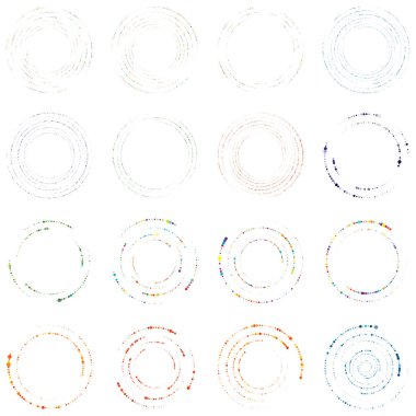 Spiral, girdap, döndürme simgesi, tasarım elemanı çizimi