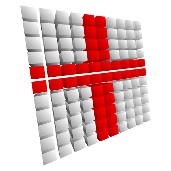 Kruis Teken Voor Gezondheidszorg Generiek Logo Gebruik Vector Illustratie — Stockvector