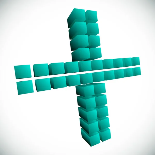Kruis Teken Voor Gezondheidszorg Generiek Logo Gebruik Vector Illustratie — Stockvector