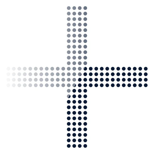 Кросс Символ Медицинского Общего Использования Логотипа Векторная Иллюстрация — стоковый вектор