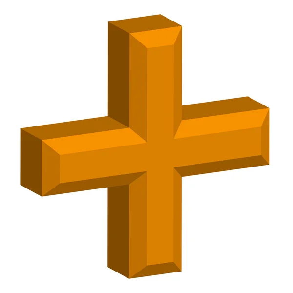Kruissymbool Voor Gebruik Van Gezondheidszorg Generiek Logo Vectorillustratie — Stockvector