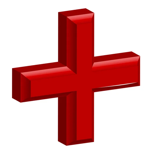 Symbol Krzyża Dla Opieki Zdrowotnej Lub Ogólnego Stosowania Logo Ilustracja — Wektor stockowy