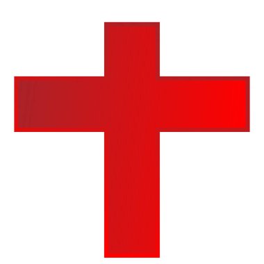 Çapraz. Hıristiyan çapraz basit vektör simgesi