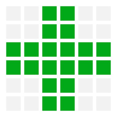 Çapraz. Hıristiyan çapraz basit vektör simgesi