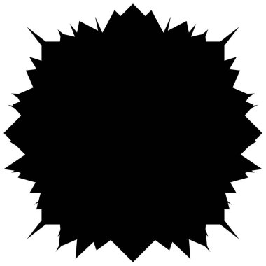 Keskin geometrik şekil elementi. Keskin kenarlı yama   