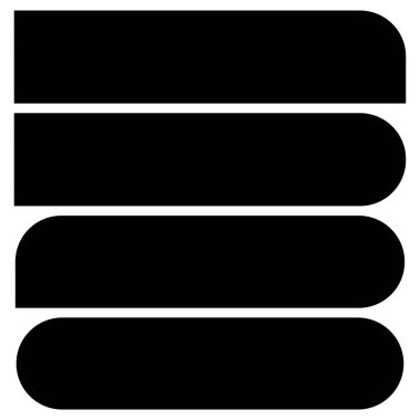 Düğme, pankart, plaket şekilleri, çeşitli yuvarlak köşe efekt vektör çizimleri, Clip sanat grafikleri