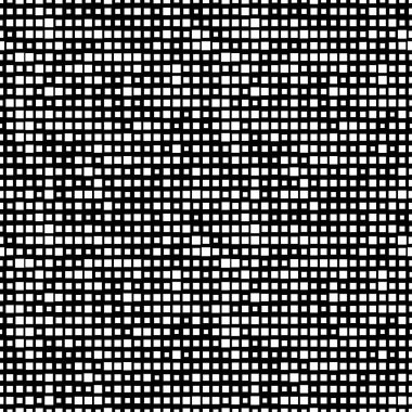 Rastgele kareler, tekrarlanan geometrik deseni engeller