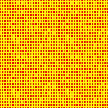 Popart, 1950, 1960 rastgele polka noktaları, kusursuz bir şekilde tekrarlanabilir desen