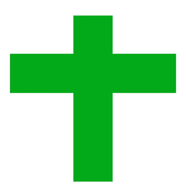 Крест Обыкновенная Векторная Икона — стоковый вектор