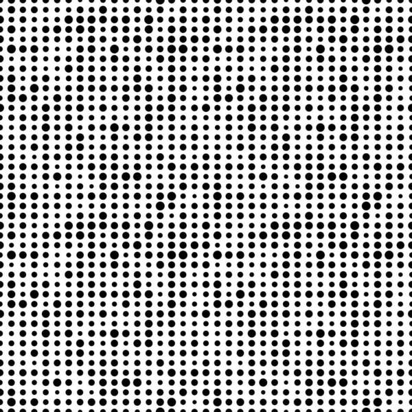 Чорно Білі Випадкові Плями Крапки Поляки Кола Безшовний Повторюваний Фон — стоковий вектор