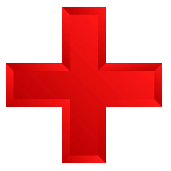 Знак Креста Здравоохранение Медицина Клиника Терапия Значок Врача Векторная Иллюстрация — стоковый вектор
