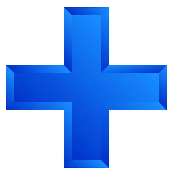 Хрест Знак Векторні Ілюстрації — стоковий вектор