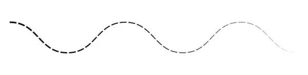 Хвилясті Хвилясті Білосніжні Зигзагоподібні Хрестоподібні Штрихові Лінії — стоковий вектор