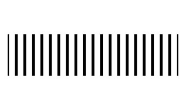 Yatay olarak tekrarlanabilir kesik çizgi, çizgi