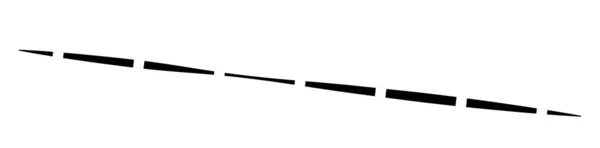 水平虚线 分段线设计形状元素 — 图库矢量图片