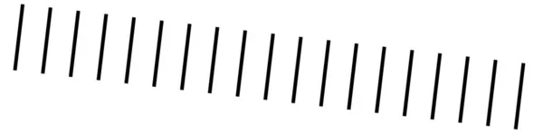 Горизонтальный Тире Сегментированные Линии Дизайн Элемента Формы — стоковый вектор