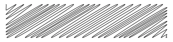 Glisser Gribouiller Courber Les Lignes Élément Rectangulaire Illustration Vectorielle — Image vectorielle