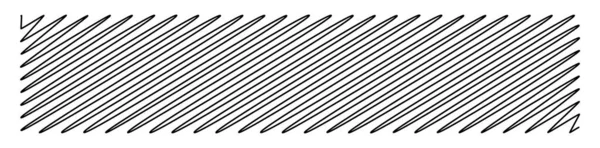 Squiggle Garabato Líneas Curvas Elemento Rectangular Ilustración Vectorial — Archivo Imágenes Vectoriales