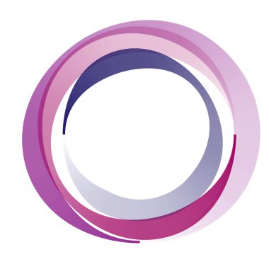 Dairesel, konsantre bir element. Soyut çember vektör tasarımı