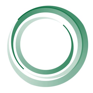 Dairesel, konsantre bir element. Soyut çember vektör tasarımı